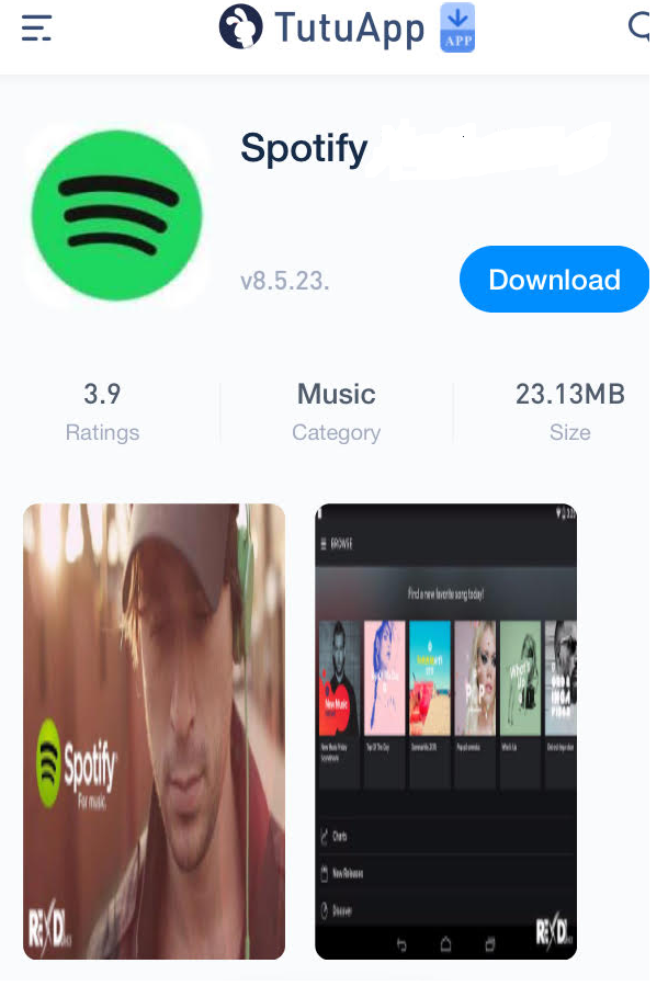 Tutu App Spotify Safe